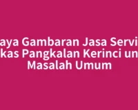Biaya Gambaran Jasa Service Kulkas Pangkalan Kerinci untuk Masalah Umum